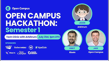 Tech Clinic with Arbitrum | EDU Chain Hackathon: Semester 1