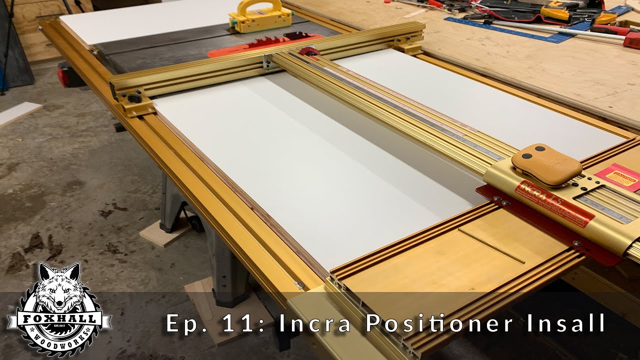 Diy How To Install The Incra Positioner On A Ridgid R4512 Table Saw Ep 11 Youtube