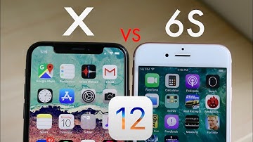 iPHONE X Vs iPHONE 6S On iOS 12! (Speed Comparison)