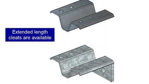 Purlin & Rails - Cleats