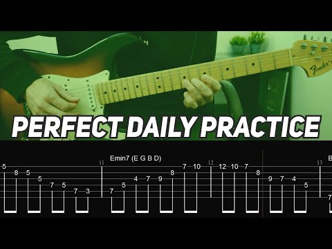 Perfect Daily Practice | Alternative Picking + Arpeggios + Fretboard Visualization