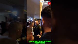 TENSION RISE FIGHTWEEK AS JIHN FURY HEADBUTTS USYK TEAM MEMBER #FURYUSYK