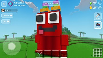 Block Craft 3D: Crafting Game #3151 | BanBan Statue | Tower Up Brazil Village Visit