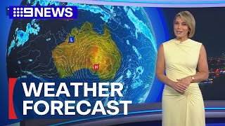 Australia Weather Update: Dry and sunny day expected for most of NSW | 9 News Australia