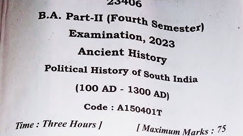 🔴Live आज रात 8 बजे | Ancient history ba 4th semester | Solved Question paper-2023 vbspu | Rmlau