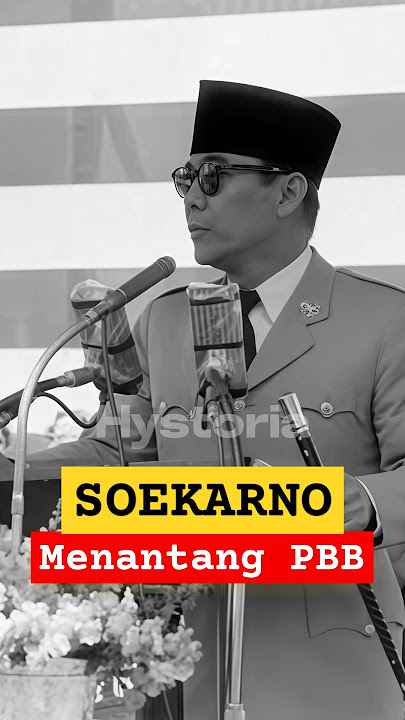 Soekarno Menantang PBB: Pidato Berani di Sidang Umum 1960.