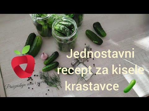 Video: Kako Kuhati Kisele Krastavce