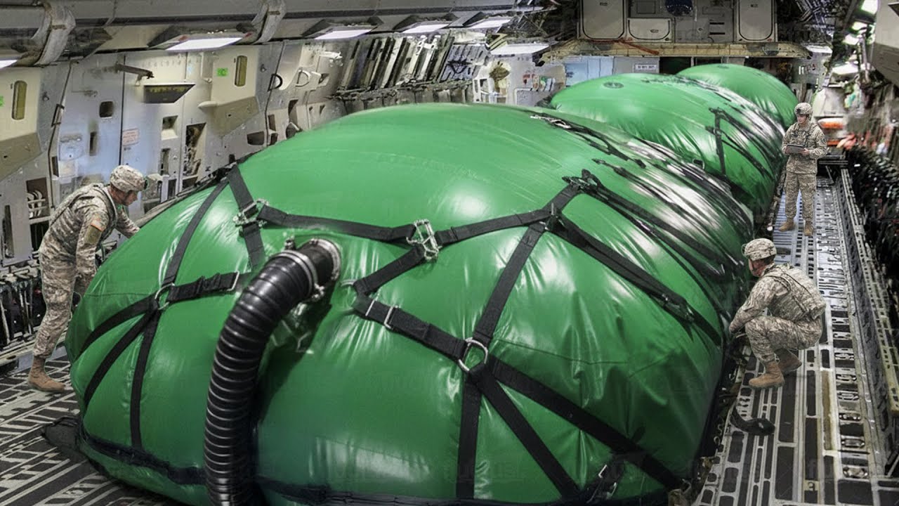 Genius Solution the US Air Force Invented to Transport Tons of Jet Fuel By Air