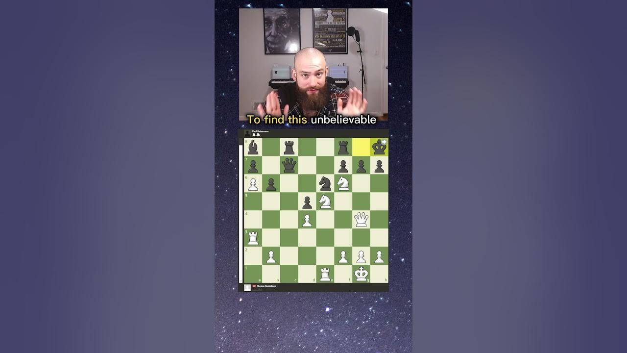One of BEST chess Moves of ALL TIME YouTube