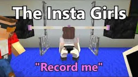 Different types of people at the gym portrayed in Minecraft
