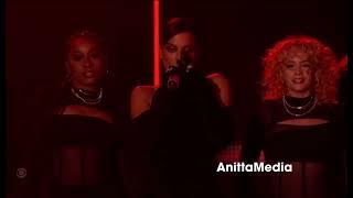 Anitta feat Saweetie “ Faking Love” live The late late Show