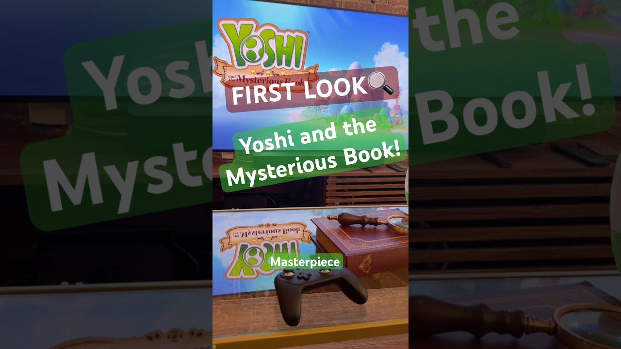 First Look! Yoshi and the Mysterious Book #NintendoSwitch2 First Look! Yoshi and the Mysterious Book #NintendoSwitch2
