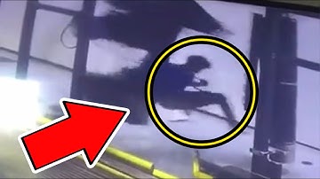 He got too close to Rotating Machine... Then THIS Happened!