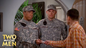 The Military Police Are Looking For You | Two and a Half Men