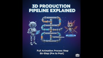 3D Production Pipeline Explained | Full Animation Process Step-by-Step (Pre to Post)