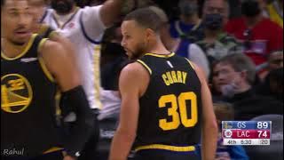 Steph Curry goes Psycho from Deep After Hard Foul and a Tech! Warriors vs. Clippers (11/28/2021)