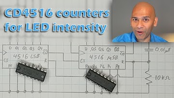 LED Intensity Control With 4516 Counter Episode 014
