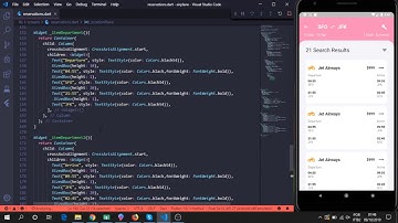 Flutter Airplane ticket reservations App UI 02