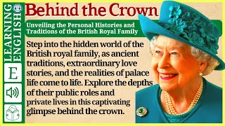 Learn English through Story ⭐ Level 3 - Behind the Crown - Graded Reader | WooEnglish
