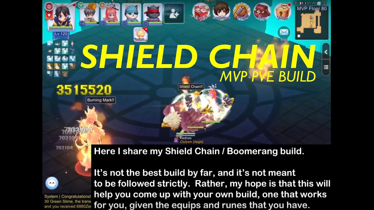 Royal Guard Shield Chain Build Guide - For MVP/PVE - YouTube