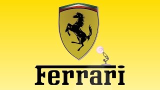 150-ferrari logo spoof pixar lamp -