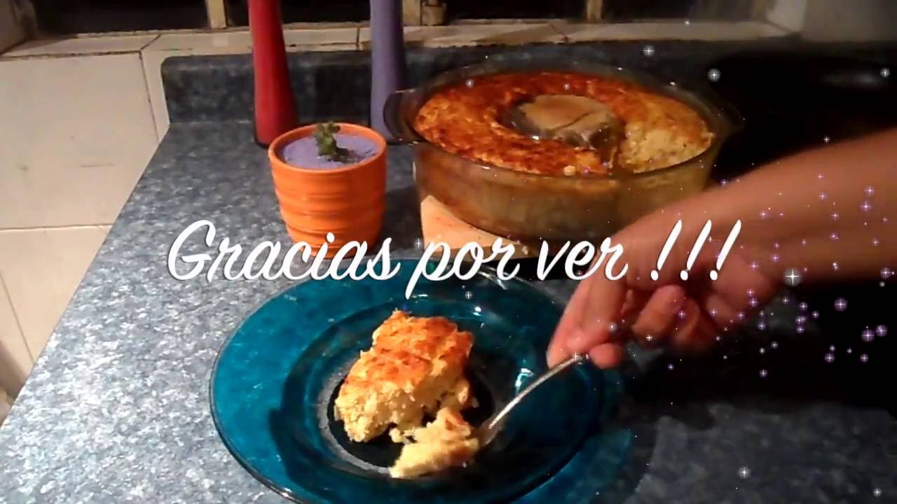 Pan De Elote O Pastel De Elote Sin Harina Esponjoso Y Fcil