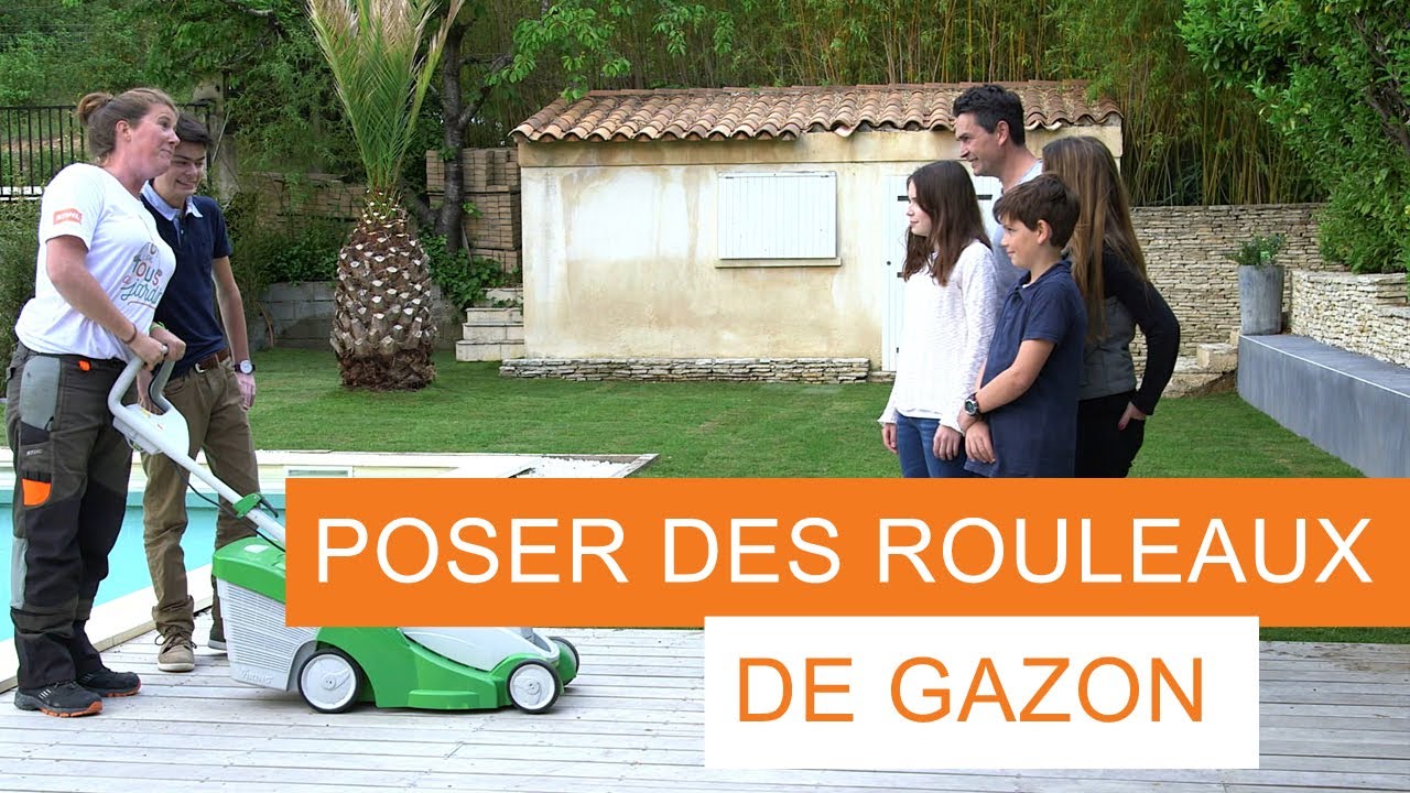 Tous au jardin - Episode 3 – Poser des rouleaux de gazon