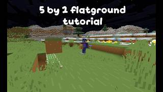 How to build the 5 by 1 flatground