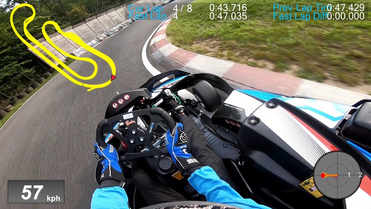 【石野サーキット】200530①　Best Time 47.035　レンタルカート