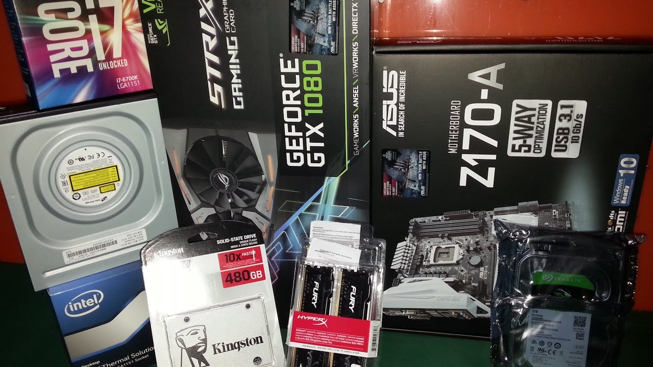 i7 6700k ve GTX 1080 64GB Ram'li Üst Düzey Oyuncu Bilgisayarı Montajı