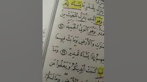 أحكام تجويد سورة الشوري 36