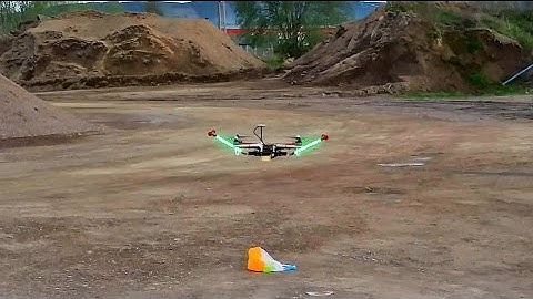 Dji F450 quadcopter" Airwolf Theme" - Retractable - Led lights - Parachute