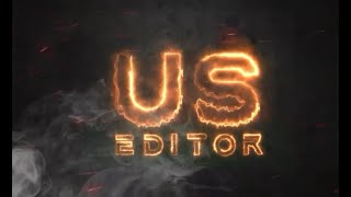 Fire Blazing Text Animation Intro || KineMaster Tutorial || By US Editor || Fire Intro || Text Intro