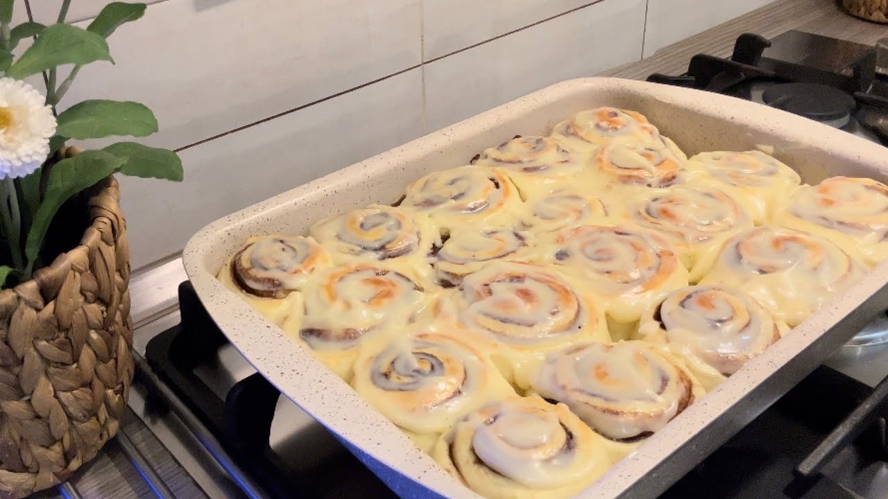 سينامون رولز لذيذ وطري وهش 👌🏻