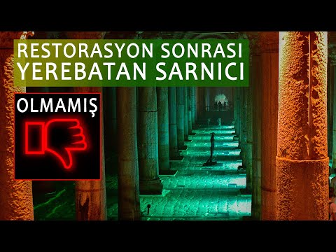 Yerebatan sarnıcı restorasyonu tamamlandı