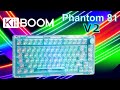 Review del KiiBOOM Phantom 81 V2: El Mejor Teclado Mecánico TRANSPARENTE RGB para Gamers