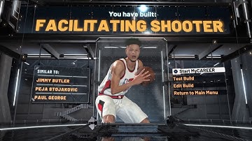 Klay Thompson Build on NBA 2k20 |Best FACILITATING SHOOTER Build for Small Forwards