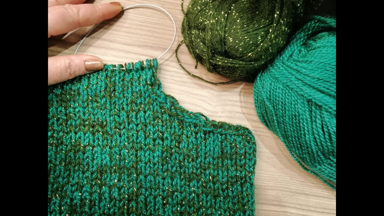 Büyük Örgü Kazaklarda Koltuk Kesim Tekniği Knitting Patterns