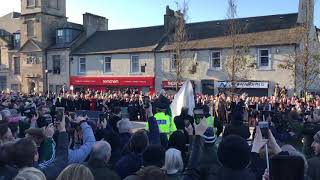 THE UNVEILING OF CELTIC LISBON LION BOBBY LENNOX’S STATUE SALTCOATS 18/11/18