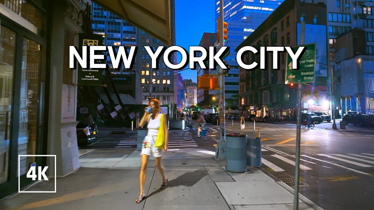 New York, Amerika Serikat | Jelajah Kota Malam 4K | 21 Jul 2025
