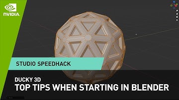 Beginner Tutorial: Top Tips for Starting in Blender w/ Ducky 3D | NVIDIA Studio Speedhack