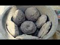 Asmr. Boombastic cement dirt dry crumbling