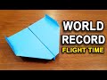 Comment fabriquer un avion en papier record du monde pour le temps de vol