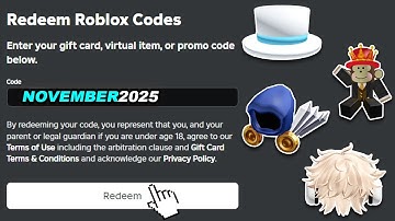 ALL NEW NOVEMBER 2025 Roblox Promo Codes For FREE ROBLOX Items & FREE UGC LIMITEDS 2025 (UPDATED)