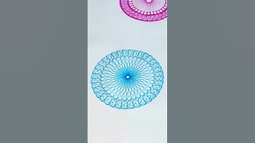 Relaxing Spiral Pattern #shorts #spirograph #satisfying #pattern #asmr  #art #viral #drawing