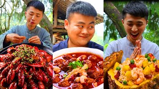 Super Spicy Foods Mukbang | Chinese Foods Cooking | TikTok Funny Video | Songsong and Ermao