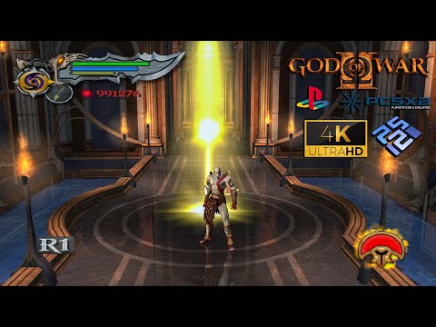 God of War 2 on PCSX2 Gameplay test 