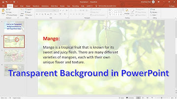 How to Set Transparent Background Picture in PowerPoint | Picture Transparency in PowerPoint