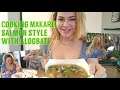 ETHEL BOOBA VLOG#63 Cooking MACKAREL Salmon Style With ALOGBATI