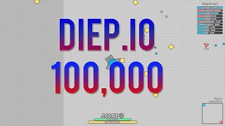DIEP.IO - MY INSANE HIGHSCORE! 100,000 POINTS!